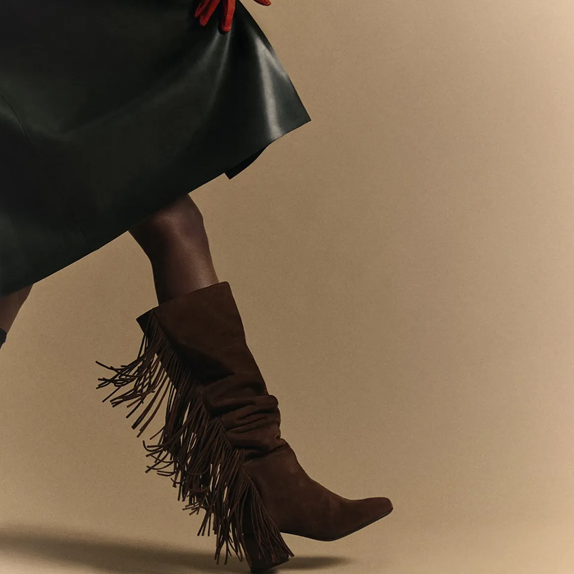 PIERRE HARDY TEXAS OVER THE KNEE BOOTS Chocolate Fashion
