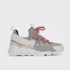PIERRE HARDY TREK COMET SNEAKERS Pink,green,lightgrey,white Cheap