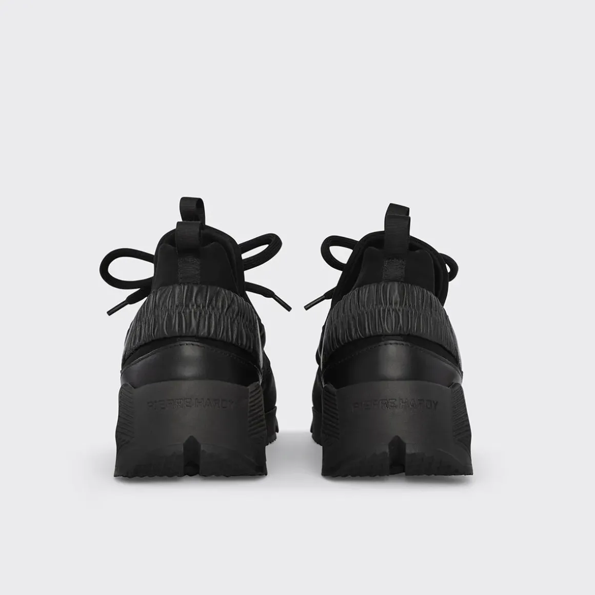 PIERRE HARDY TREK COMET SNEAKERS Black Flash Sale