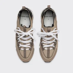 PIERRE HARDY TREK COMET SNEAKERS Sand,black Hot