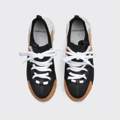 PIERRE HARDY TREK COMET SNEAKERS Black,beige,white Store