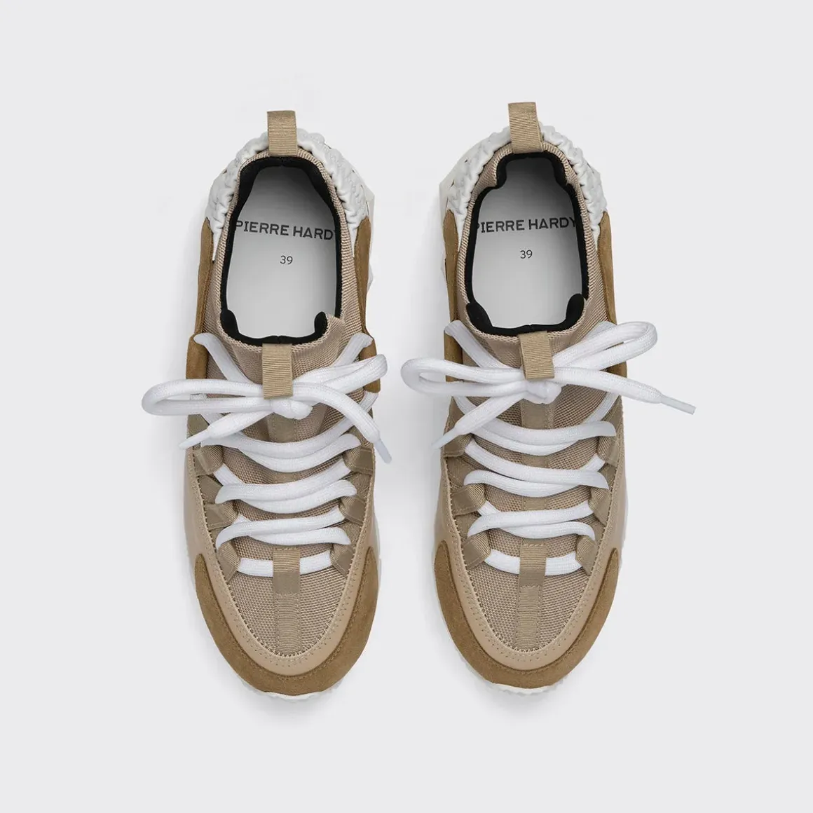 PIERRE HARDY TREK COMET SNEAKERS Sand Cheap