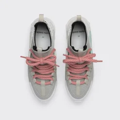 PIERRE HARDY TREK COMET SNEAKERS Pink,green,lightgrey,white Cheap