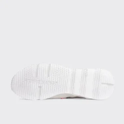 PIERRE HARDY TREK COMET SNEAKERS Lightgrey,white,orange Sale