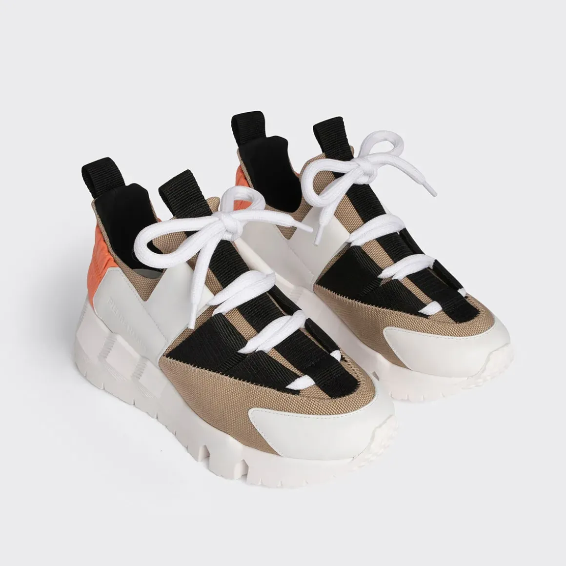 PIERRE HARDY TREK COMET XL Beige,white,orange Best