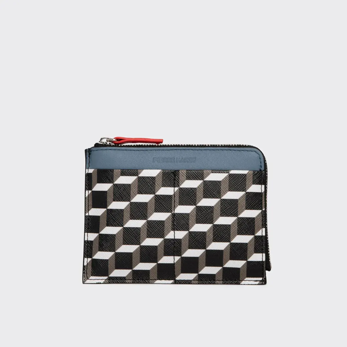 PIERRE HARDY VALOIS COIN PURSE Black,white,bluesky,red Outlet