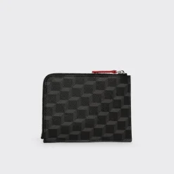 PIERRE HARDY VALOIS COIN PURSE Black,red Flash Sale